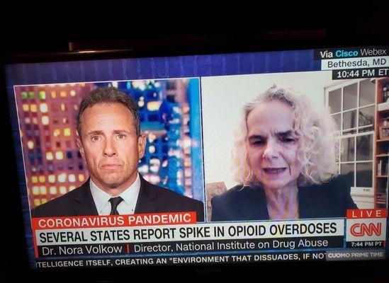 CNN reporting Overdoses in summer of 2020 due to Covid