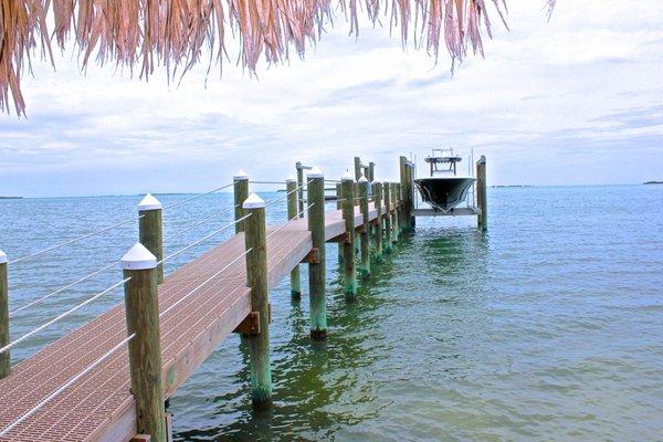 Dock and Boat Lifts by Boat Lifts of South Florida. Key Largo, Fl.