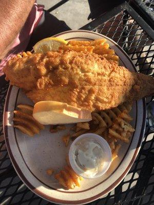 Walleye dinner