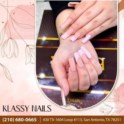 At Klassy Nails, we're dedicated to providing the highest quality nail services to our clients. From classic manicures and pedicures to the