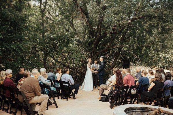 Outdoor venue for that special ceremony.