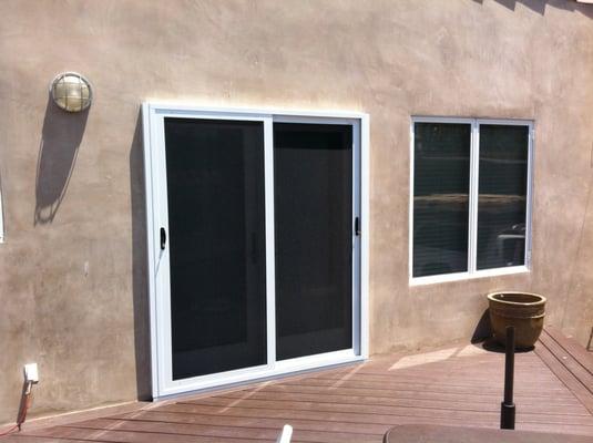 Our Double Sliding Security Screen Door. One Of Many Configurations To Secure Your Entire Home