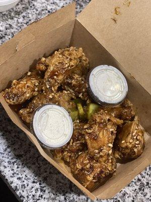 Peanut Kung Pao Wings