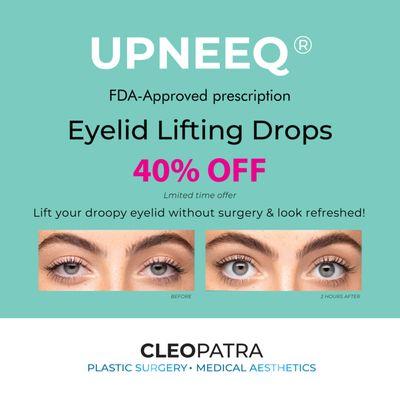 Eyelid Lifting Drops 40% Sale