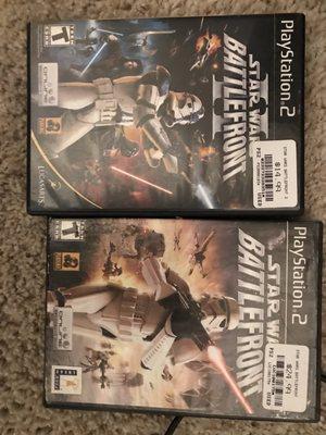 Playstation 2 battle front 1 & 2.