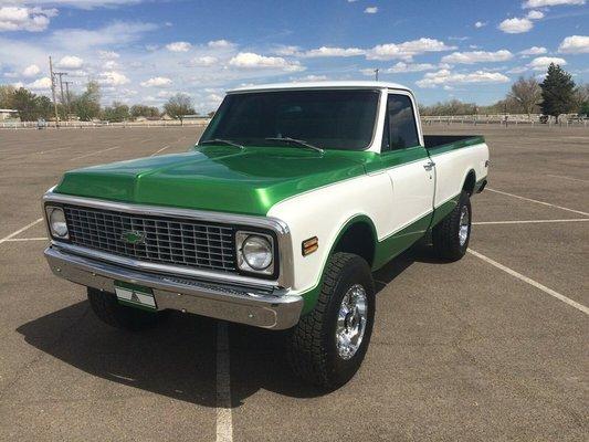 1972 Chevy K10 5.3 LS conversion. Discount Radiator Center saved the day!!!