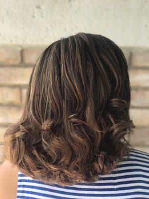 Cut color highlights