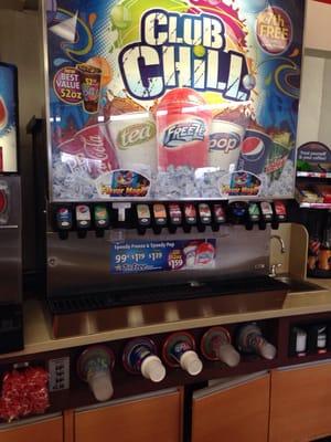 Club chill drink station.