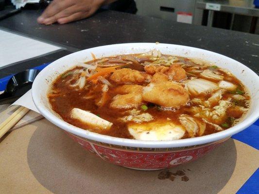 Food opened someone else's noods. This is the Fried Thai Curry Shrimp