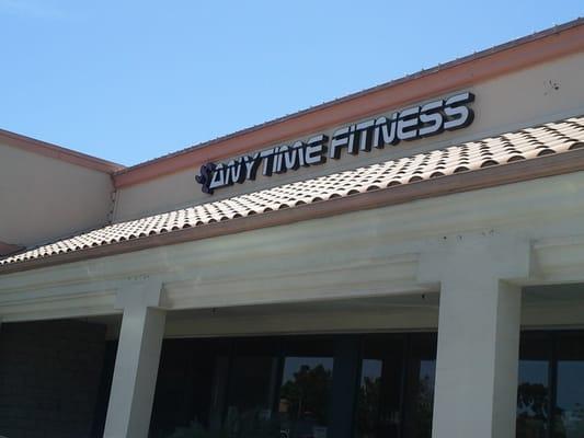 Anytime Fitness Store Front, Raley's Shopping Center, Newark, CA.