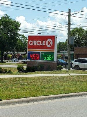 Gas Price for regular is under $5.00 @ Circle K.  7/13/2022