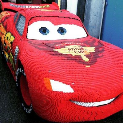 Life sized Lighting McQueen specialty item that we stored and delivered.