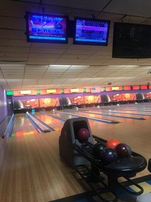 Bowling for fun. Nothing is open inside  beside bowling