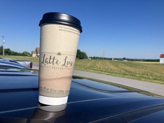 Large Cinnamon Toast Crunch latte