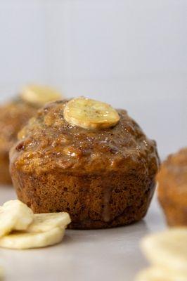 For all the banana bread lovers: Sweet Manoa's Hawaiian Apple-Banana Muffin topped with house made oat dulce de leche.