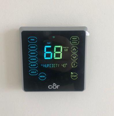 New Carrier Cor Thermostat  Retro Look with Cool WI-FI features