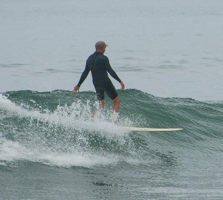 Jay C. surfing in Del Mar