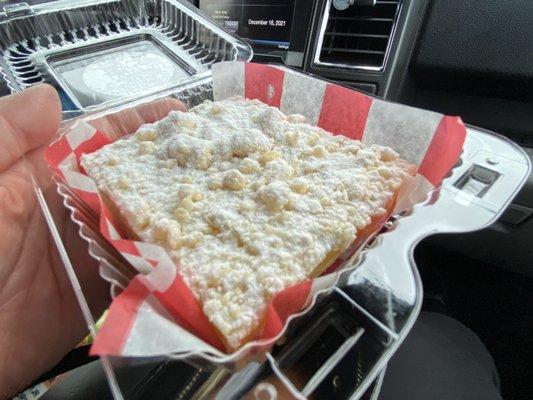 Lemon bar $4.95