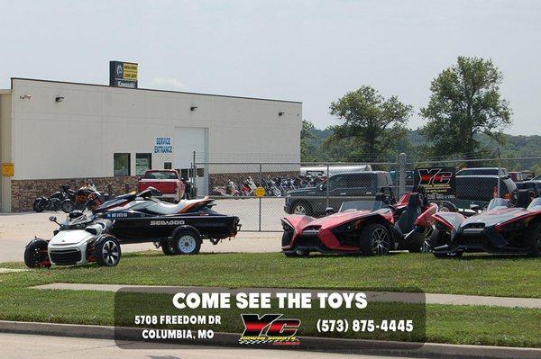 So many options! Fun toys for all-YC Powersports of Columbia 5708 Freedom Dr. Columbia, MO 65202 (573) 875-4445, Kirksville M...