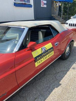 Carol's 1972 Mustang, all original.