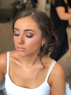 Special occasion up do and make up