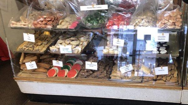 Italian cookie selection