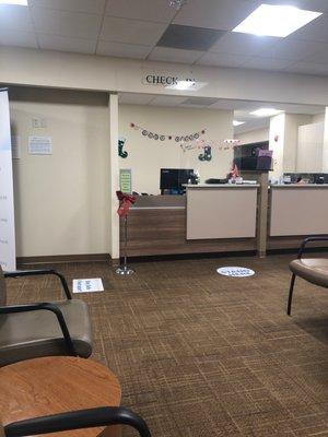 New check in area