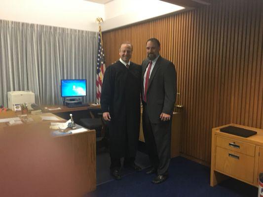 Being sworn into the Illinois Bar