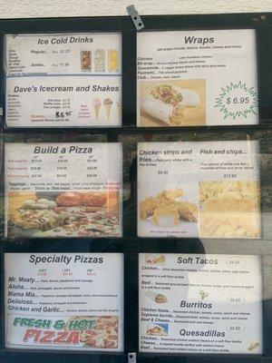 Updated Menu 2/2