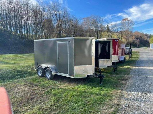 Homesteader enclosed trailers