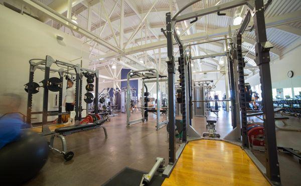 Health & Fitness Complex with extensive weights and strength training equipment