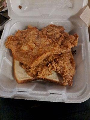 Fried pork chops. Fresh and delicious.