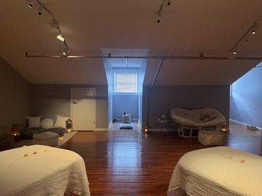 We have three massage studios in the multipurpose Loretto building in Kansas City. Which is your favorite?