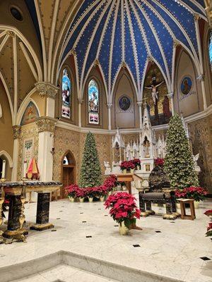 The inside of the Basilica of Saint Andrew.