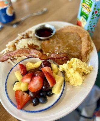 Kids Carmel Apple Hot Cake (sans granola)