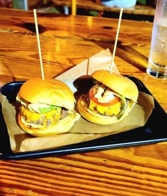 Average Joe- Burger sliders with cheese