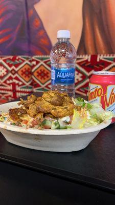 Chicken shawarma bowl