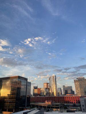 View from 4th floor king room with downtown view