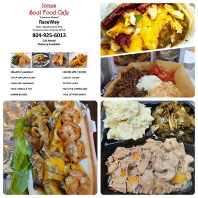 We offer a variety of delicious Soul Food options!