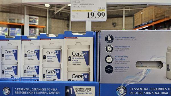 2 pack 16oz  Cerave Cream for $20. Unbeatable