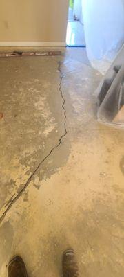 Foundation cracks