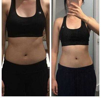 Client lost 10lbs in 4 weeks