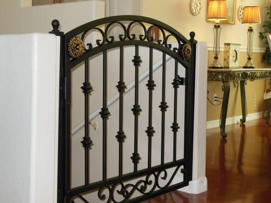 Custom made wrought iron gates