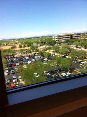 Outside view from exam room