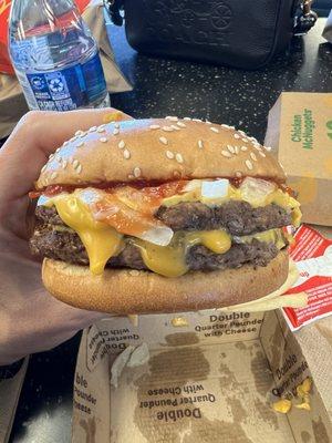 Double quarter pounder with cheese