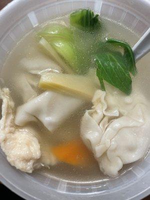 Wor Won Ton soup. $14.25