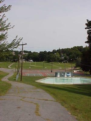 View of the whole park from the hill