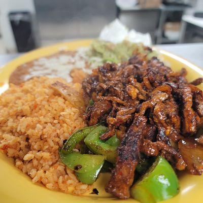 Seasoned pork(al pastor) Fajitas