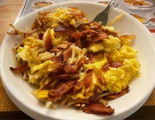 Bacon Egg & Cheese Hashbrown Bowl