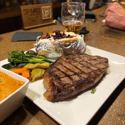 Ribeye w creole sauce